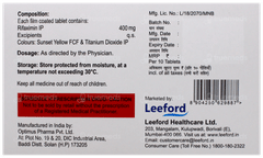 Rifaford 400 Mg Tablet 10